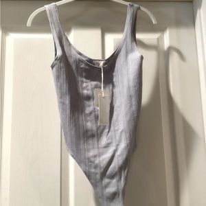 SKIN Organic bodysuit tags on never worn